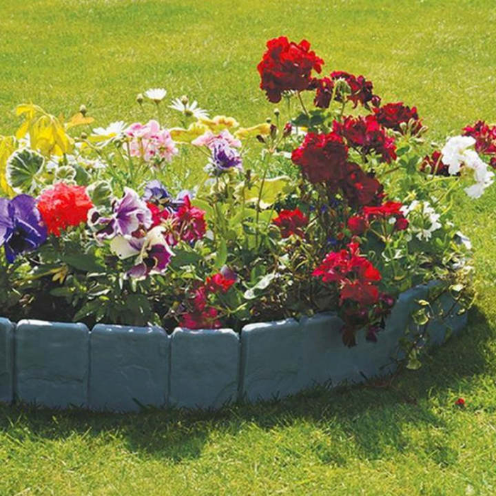 Imitation Stone Garden Fence - DIY Garden Edging Border