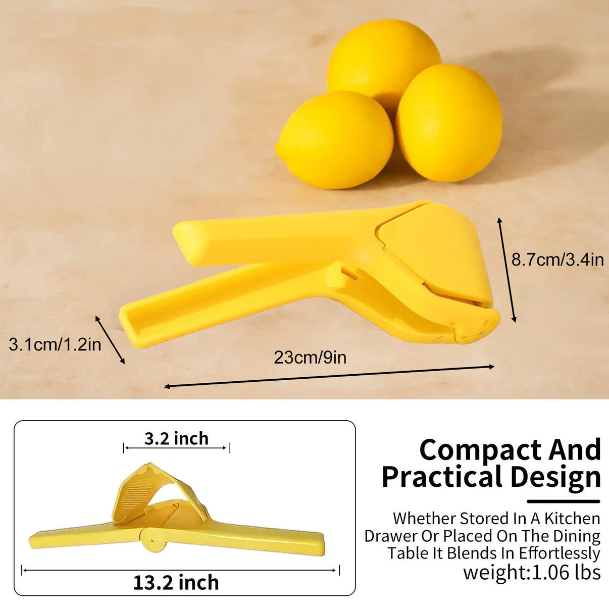 🔥Limited TimePromotion 50% OFF🔥 Citrus Squeezer | Stainless Steel or PP🍋