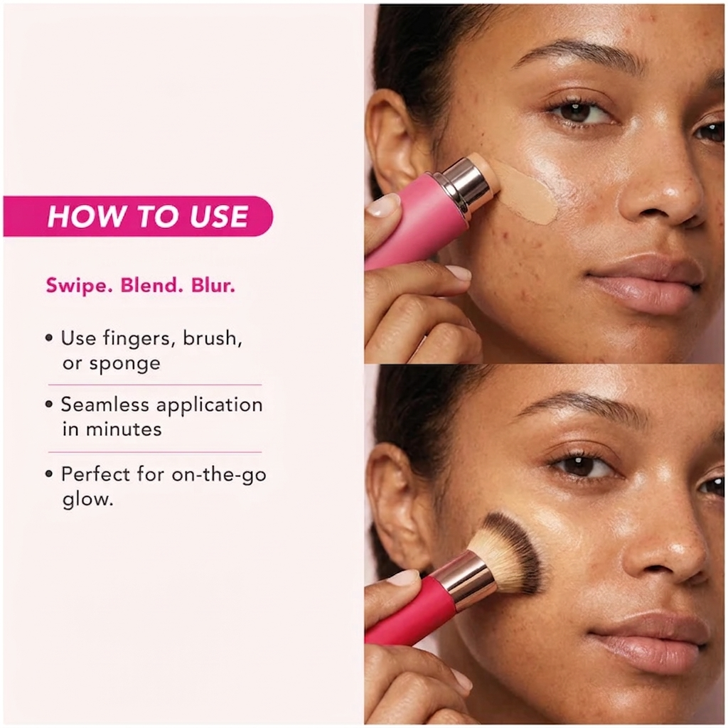 💜LAST DAY - BUY 1 GET 1 FREE💜✨ Peptide Blur Stick Foundation