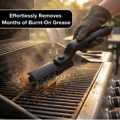 🔥(Free Shipping)🔥Electric Rotary Grill Brush with 2 Replacement Head