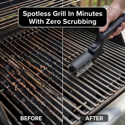 🔥(Free Shipping)🔥Electric Rotary Grill Brush with 2 Replacement Head