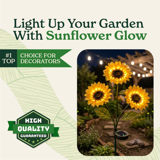Solar Sunflower LED Lights