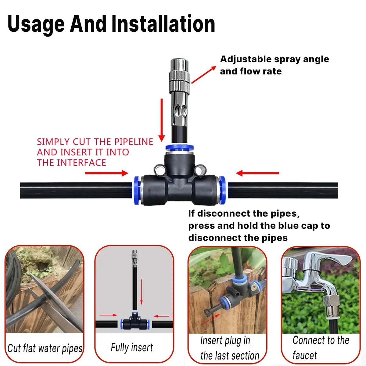 360° Curved Garden Automatic Irrigation System