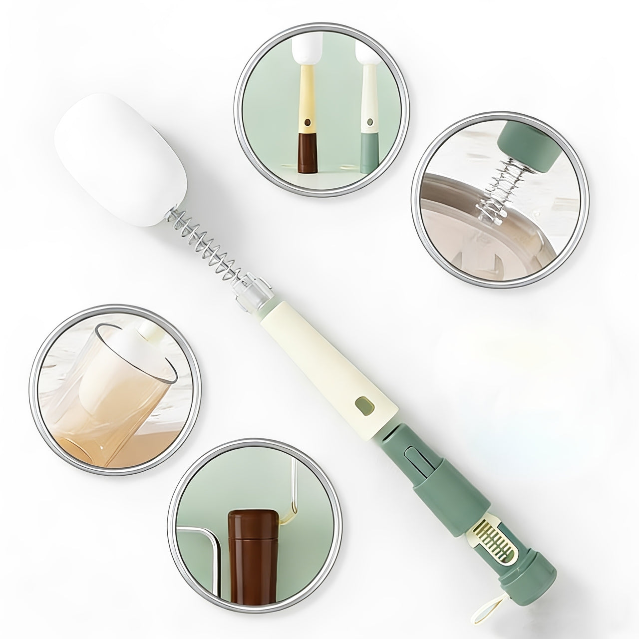 3-in-1 Multifunctional Microphone Cup Brush