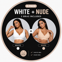 2-Pack White+Nude