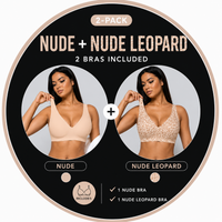 2-Pack Nude+Nude Leopard
