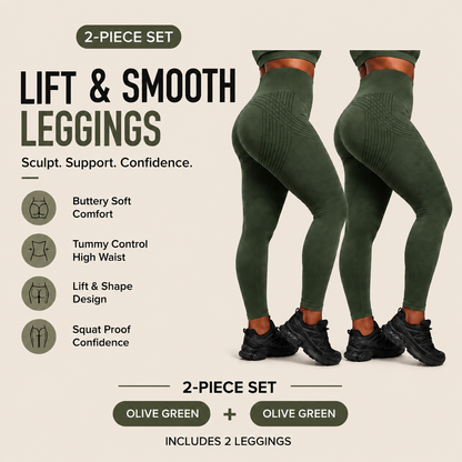 🌸💖Last Day! 50% OFF 2-Pack LBMLBM® Lift & Smooth Leggings