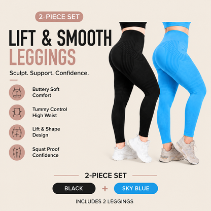 🌸💖Last Day! 50% OFF 2-Pack LBMLBM® Lift & Smooth Leggings