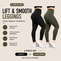 2-Pack Black+Olive Green