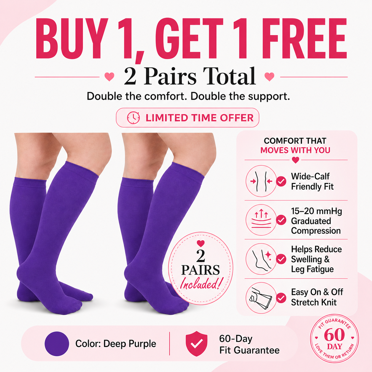Original Wide Compression Socks