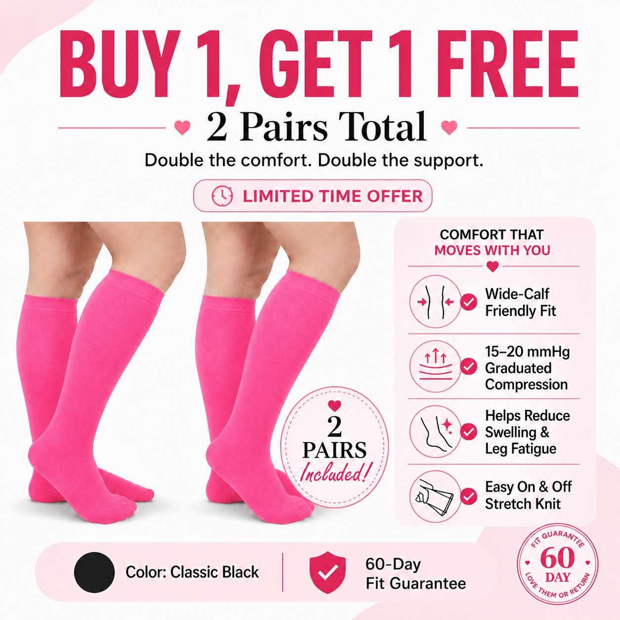 Original Wide Compression Socks