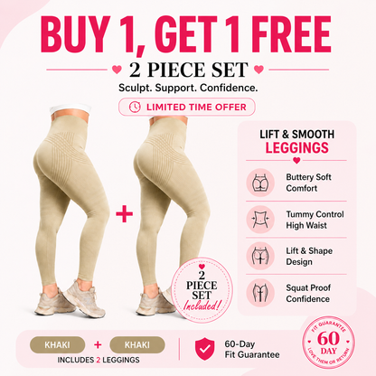 🌸💖Last Day! 50% OFF 2-Pack LBMLBM® Lift & Smooth Leggings
