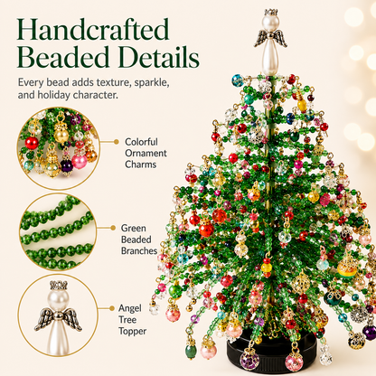🎄✨ DIY Beaded Christmas Tree Kit – Create Your Own Sparkling Holiday Decoration