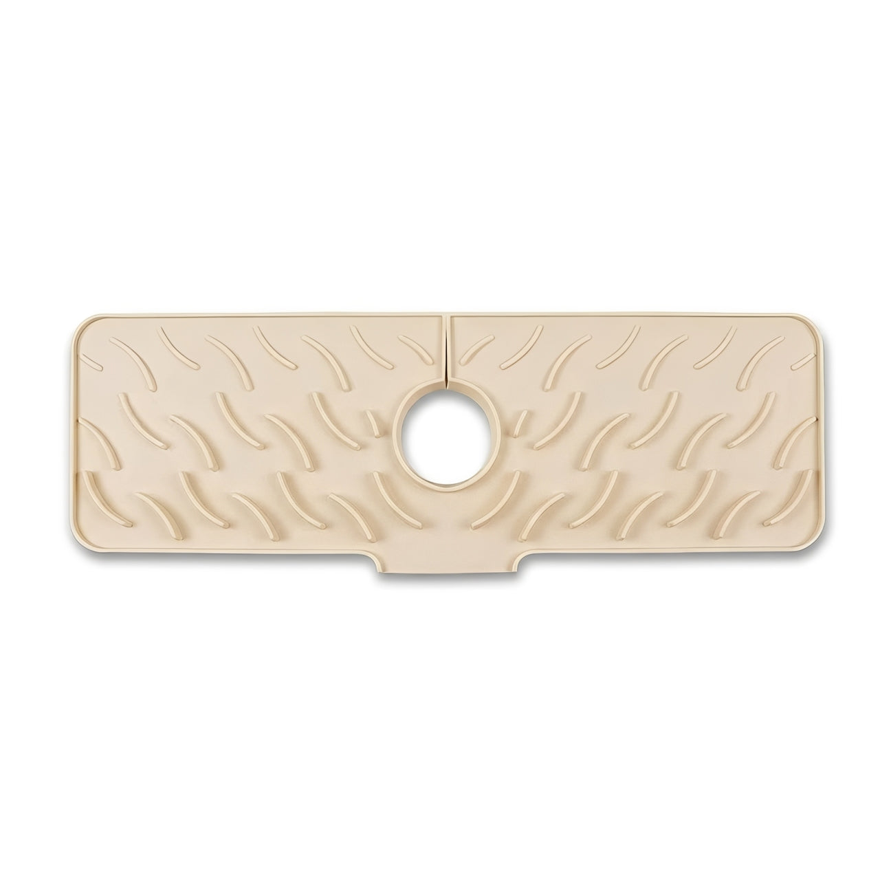 Wave-Texture Faucet Draining Mat