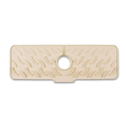Wave-Texture Faucet Draining Mat